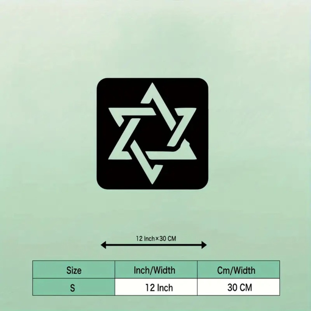 Wall Art - CIFBUY Hebräische Buchstaben Beth Shin Shalom