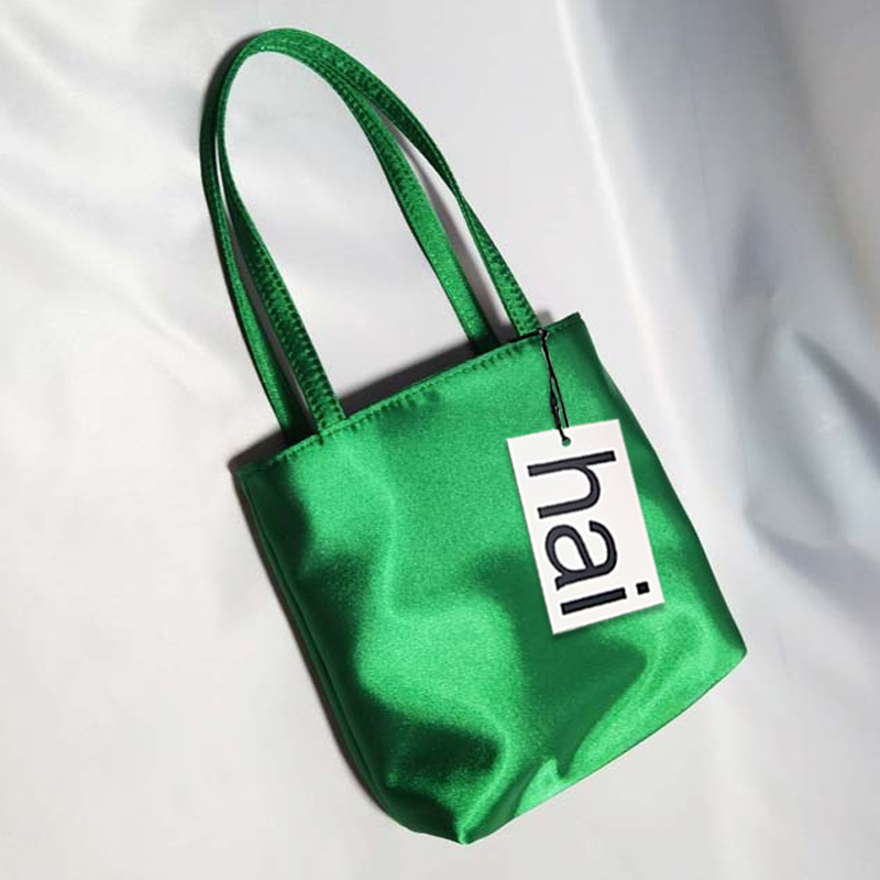 Interior Design High End - Quadratische Seidenhandtasche für Damen, modische Clutch,