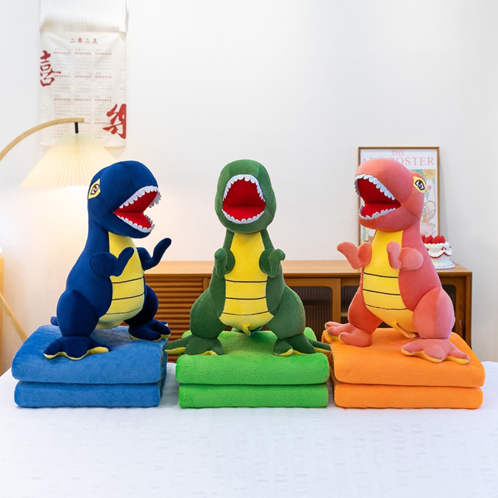 Throw Pillow - Cartoon 2-in-1 Kissen-Decke für Büro Weiches