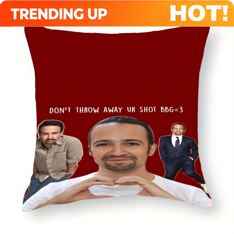 Throw Pillow - Personalisierter 1-teiliger Lin-Manuel Miranda 