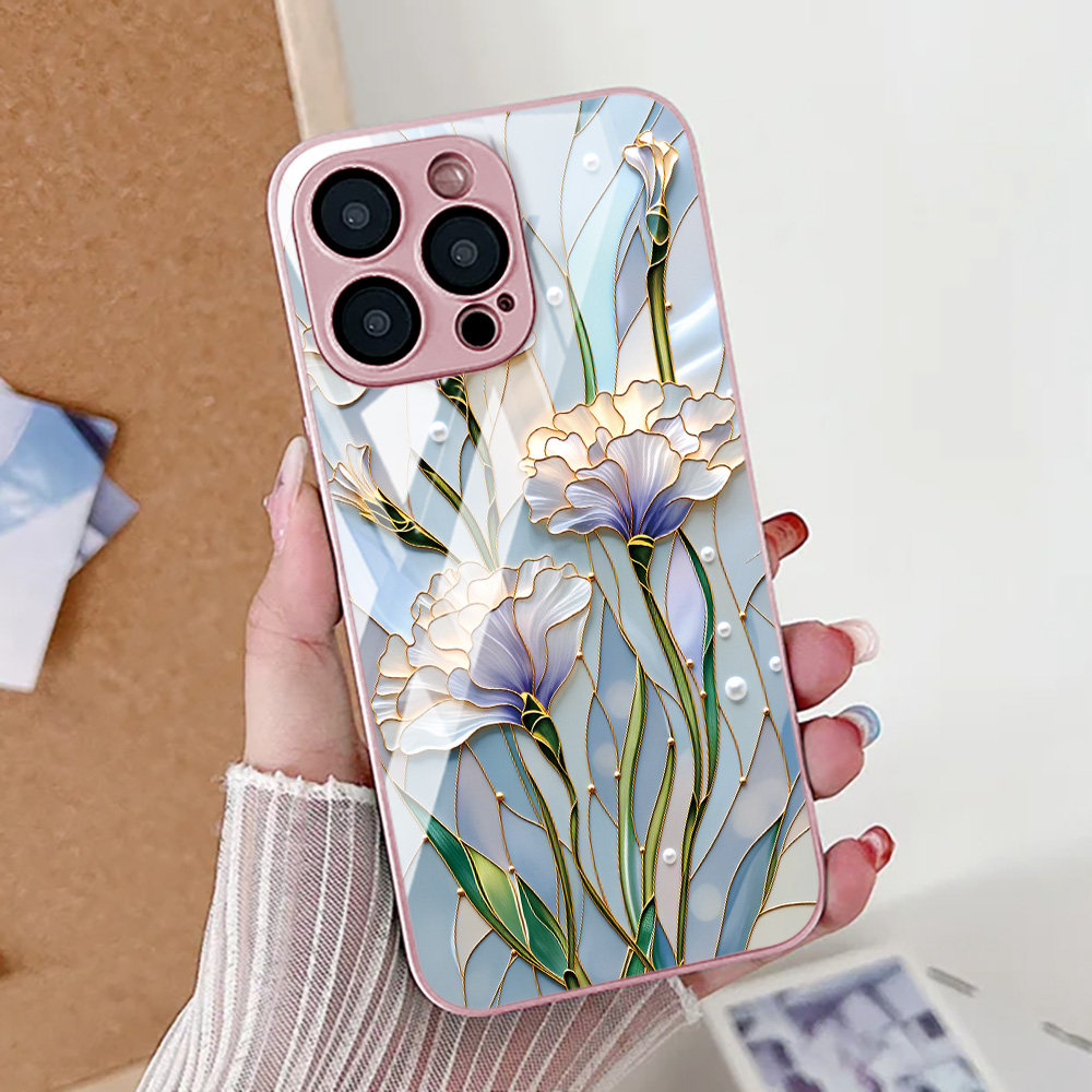 Vase Decor - Lotusblume Handyhülle für iPhone 16 Pro