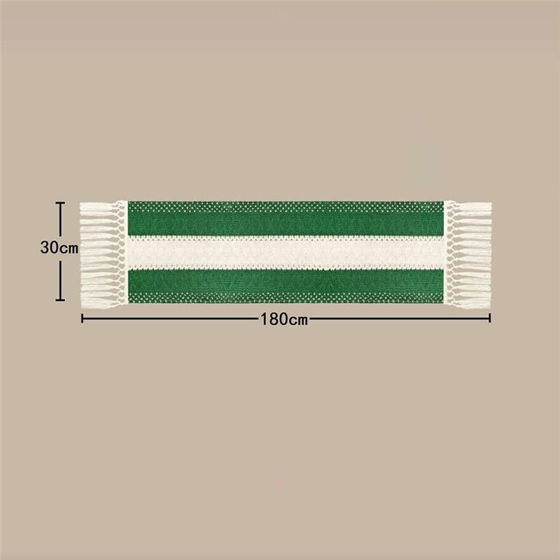 Table Runner - DT15 Boho Farmhouse Tischläufer 30x180cm Baumwolle