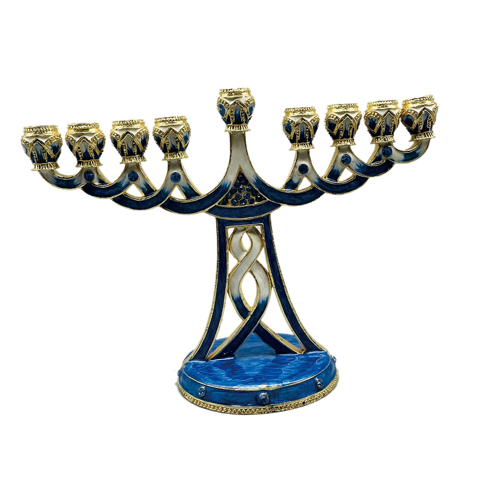 Emaillierter Menora-Kerzenhalt – Candle Holder Decor Bewertung und Preis
