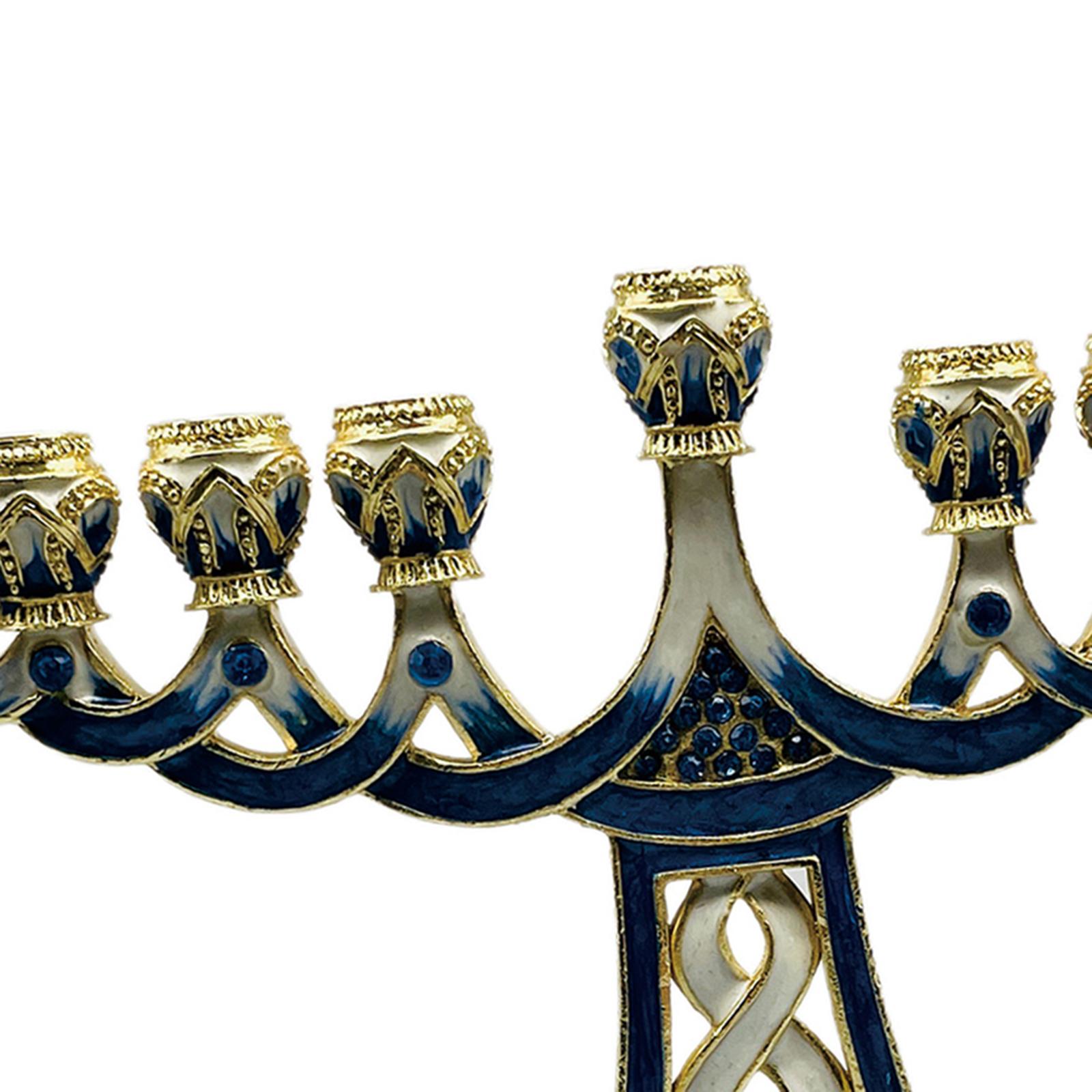 Emaillierter Menora-Kerzenhalt – Candle Holder Decor Bewertung und Preis