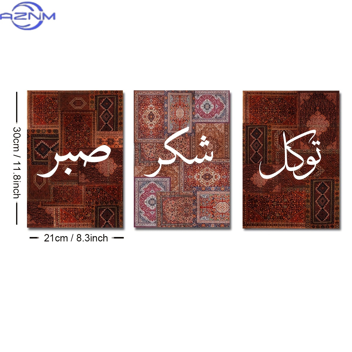 2D FLAT 3-teiliges Set Ungerah – Abstract Canvas Set Bewertung und Preis