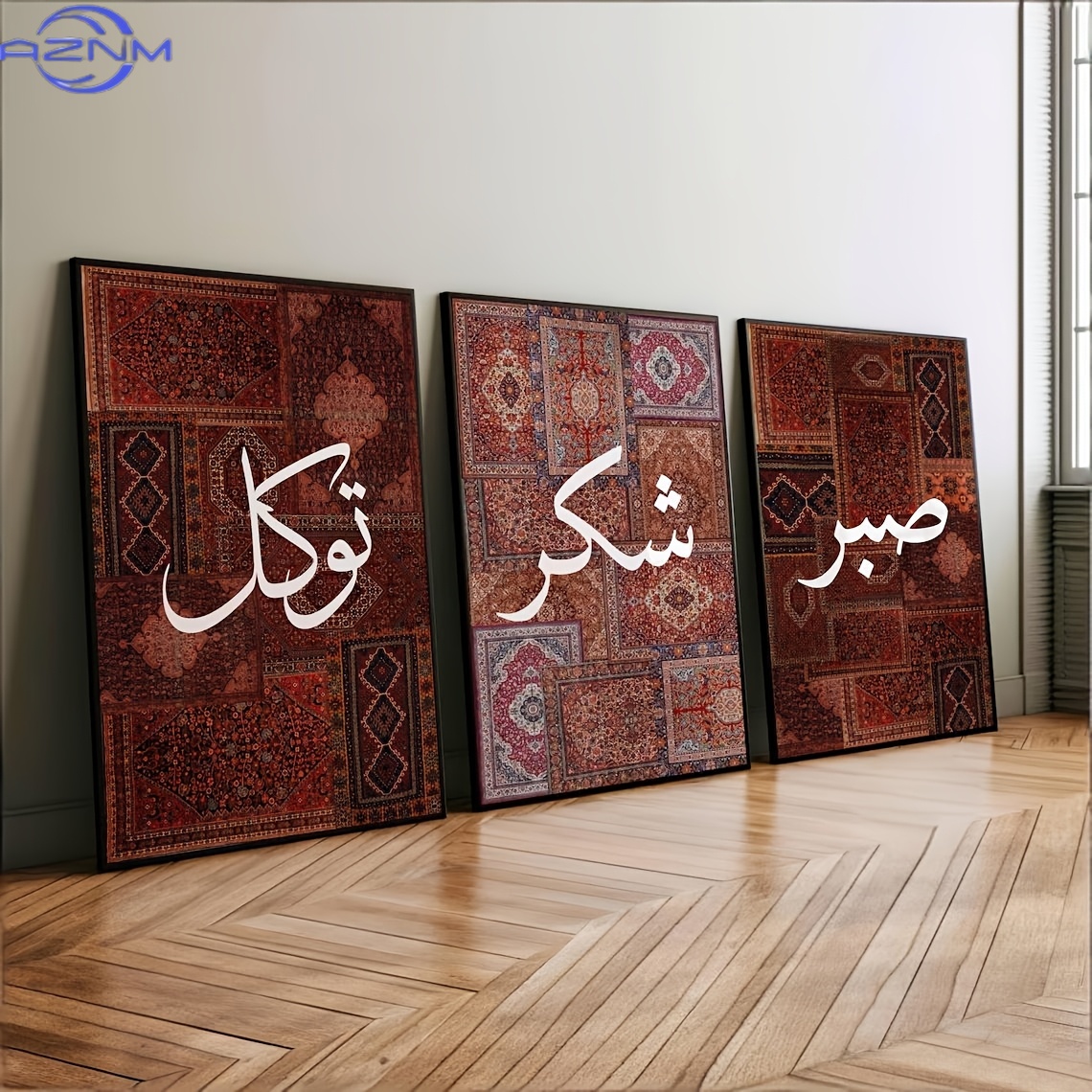 2D FLAT 3-teiliges Set Ungerah – Abstract Canvas Set Bewertung und Preis