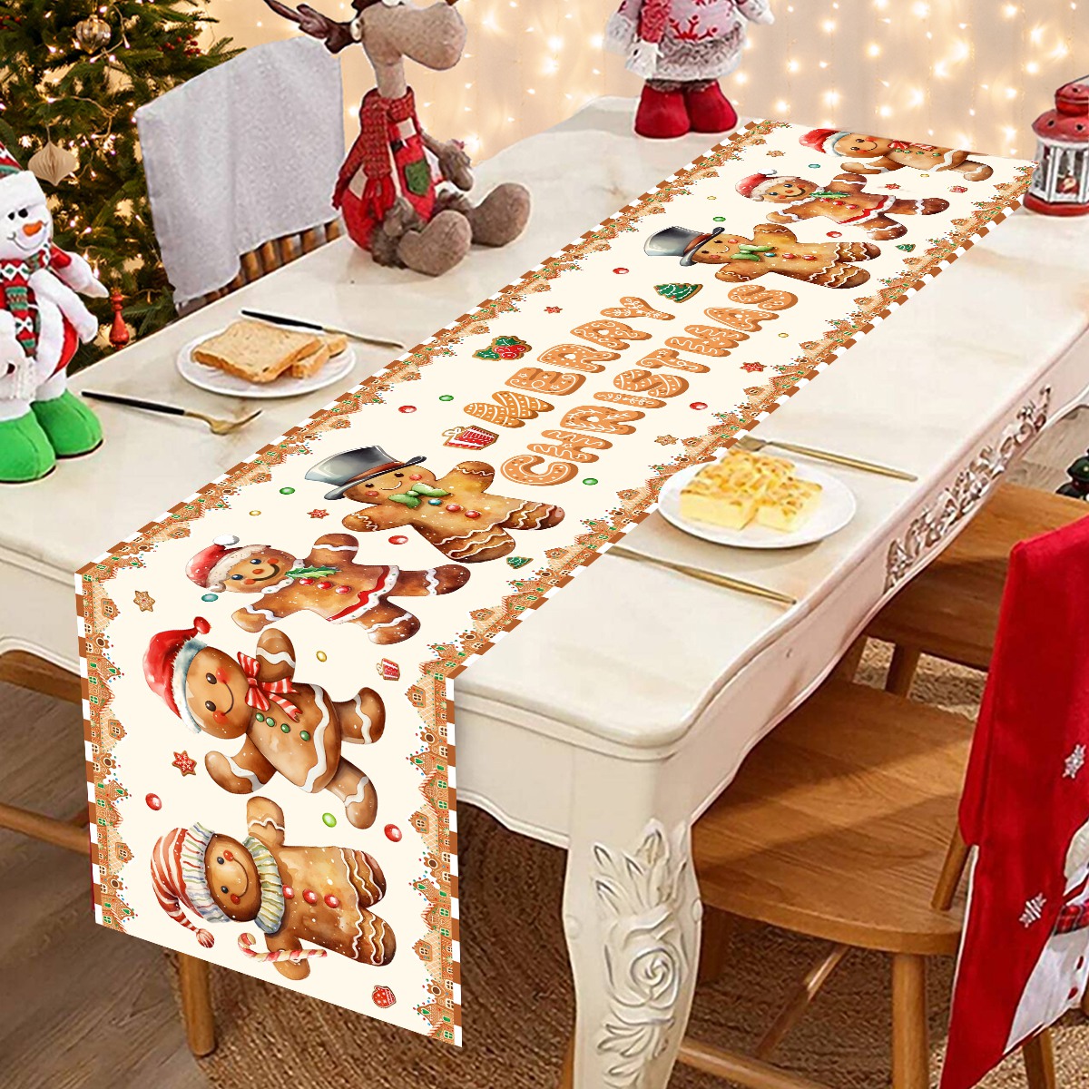 Weihnachten Santa Claus Polyes – Table Runner Bewertung und Preis