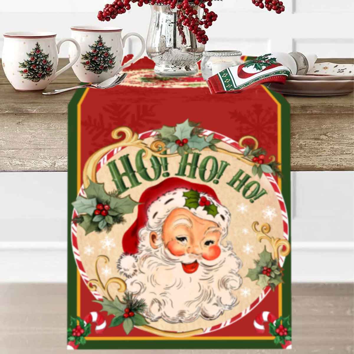 Weihnachten Santa Claus Polyes – Table Runner Bewertung und Preis