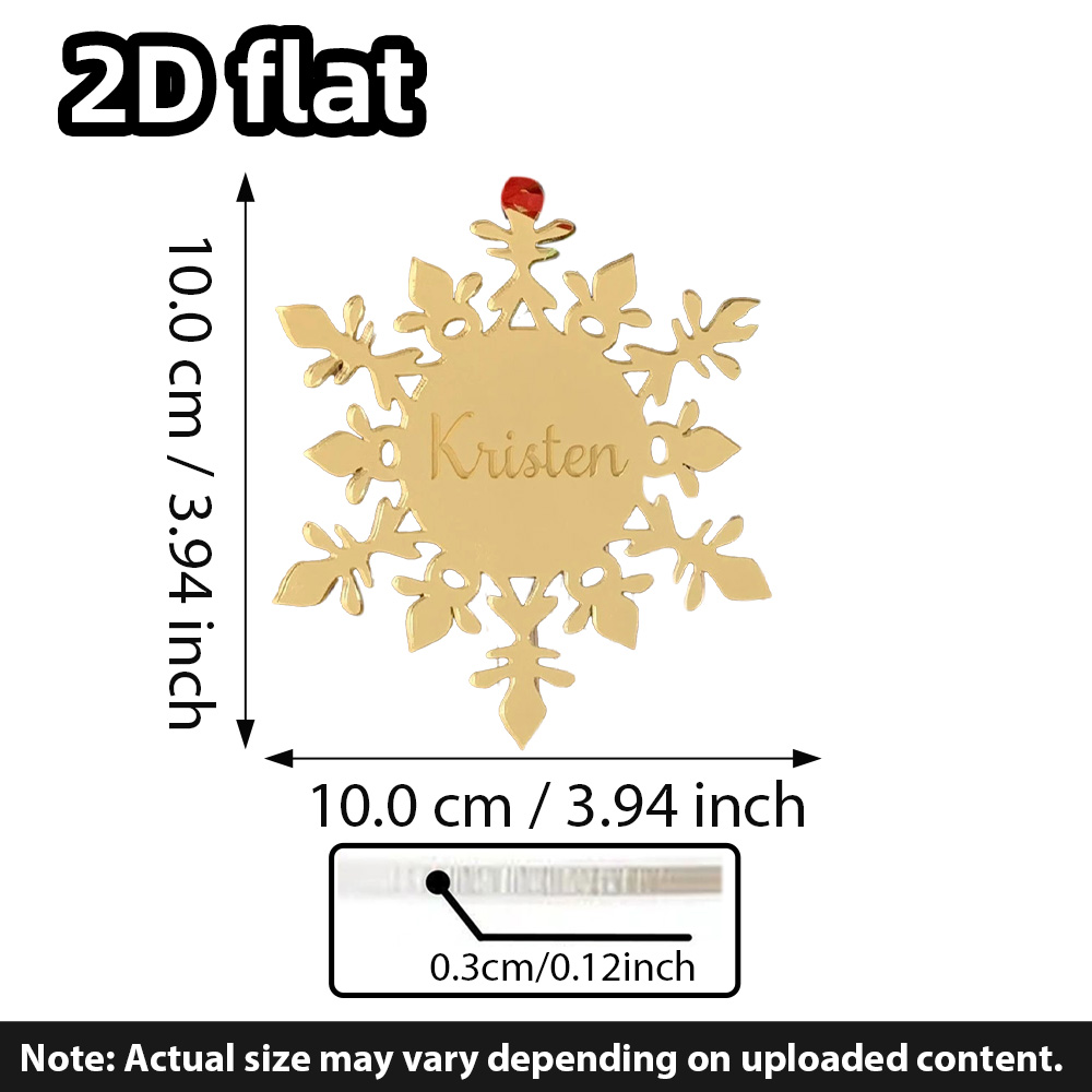 Kundenspezifisches Schneeflock – Decorative Mirror Bewertung und Preis