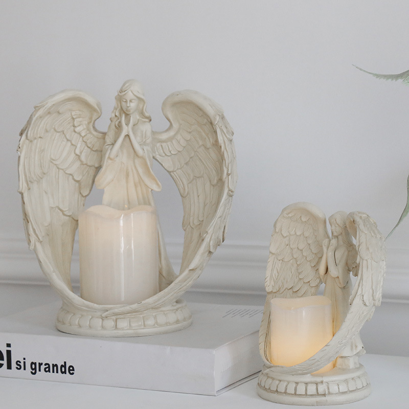 WW Resin Engel Elektronischer  – Candle Holder Decor Bewertung und Preis