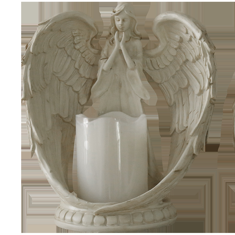 WW Resin Engel Elektronischer  – Candle Holder Decor Bewertung und Preis