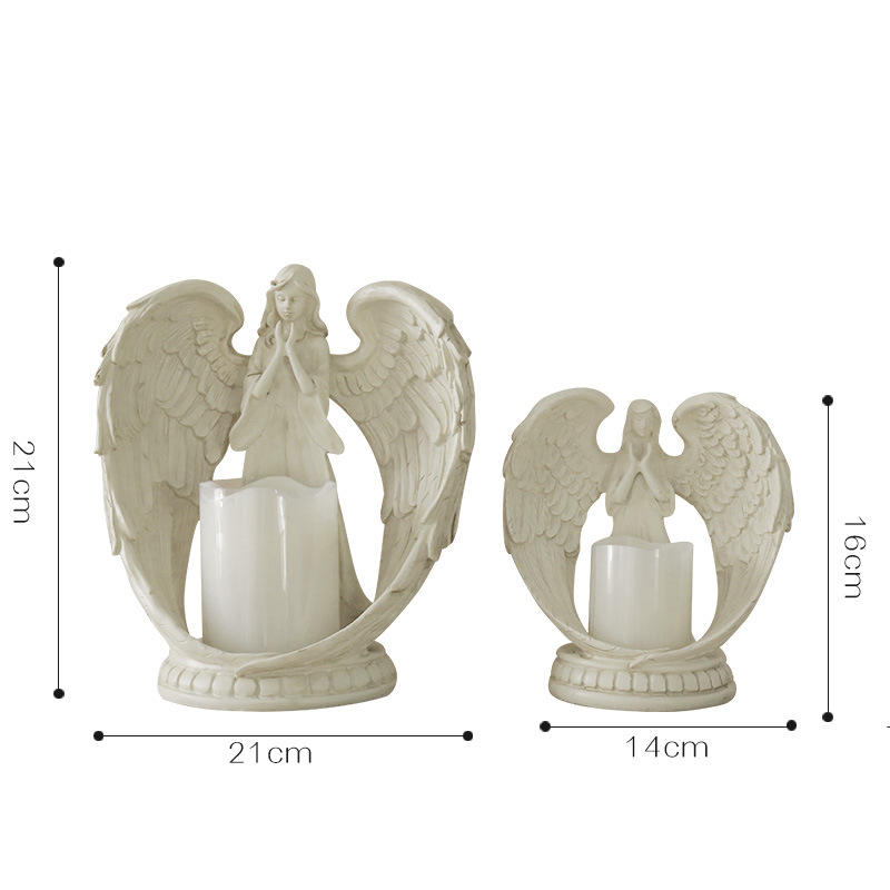 WW Resin Engel Elektronischer  – Candle Holder Decor Bewertung und Preis