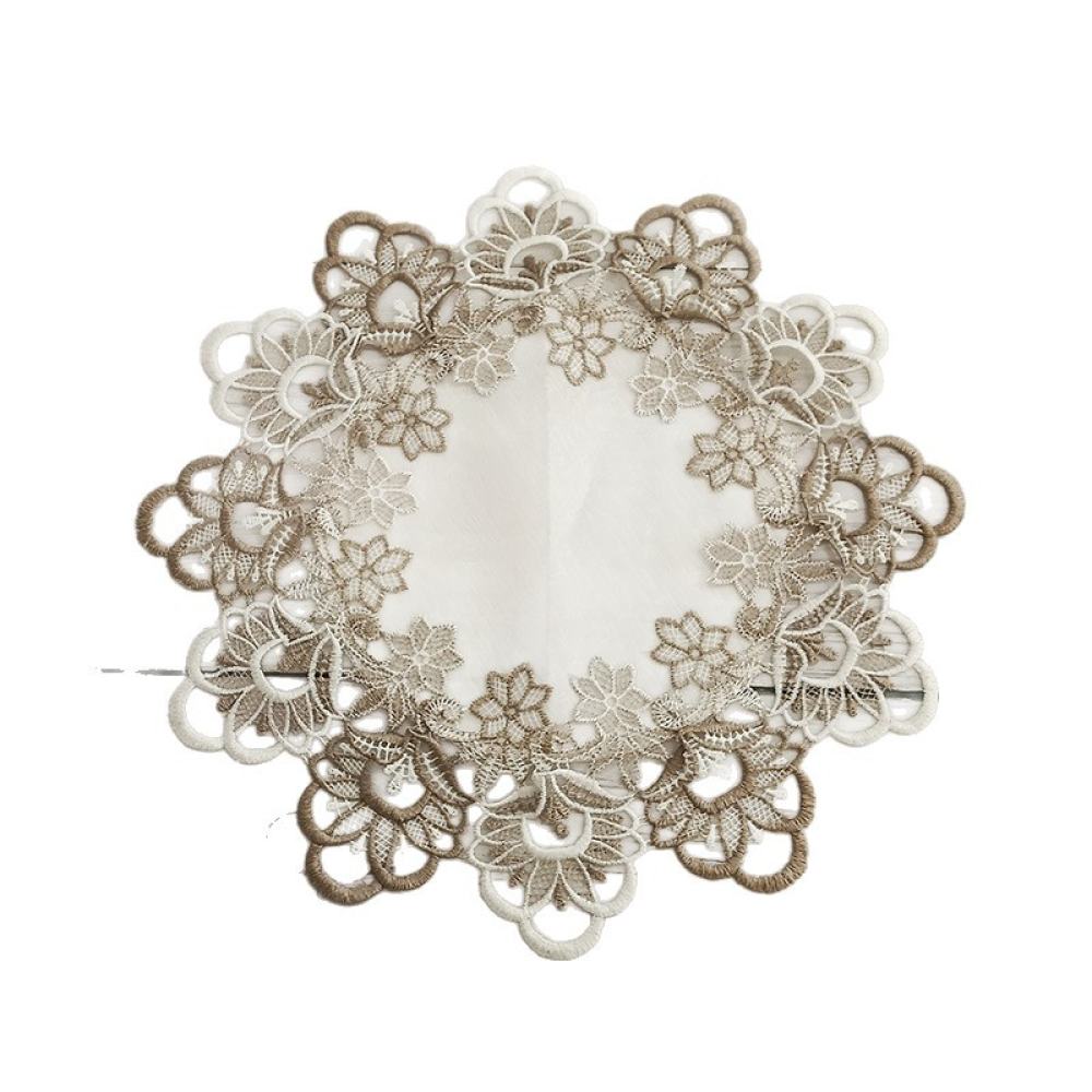 Exquisite runde Spitzen-Tischs – Table Runner Bewertung und Preis
