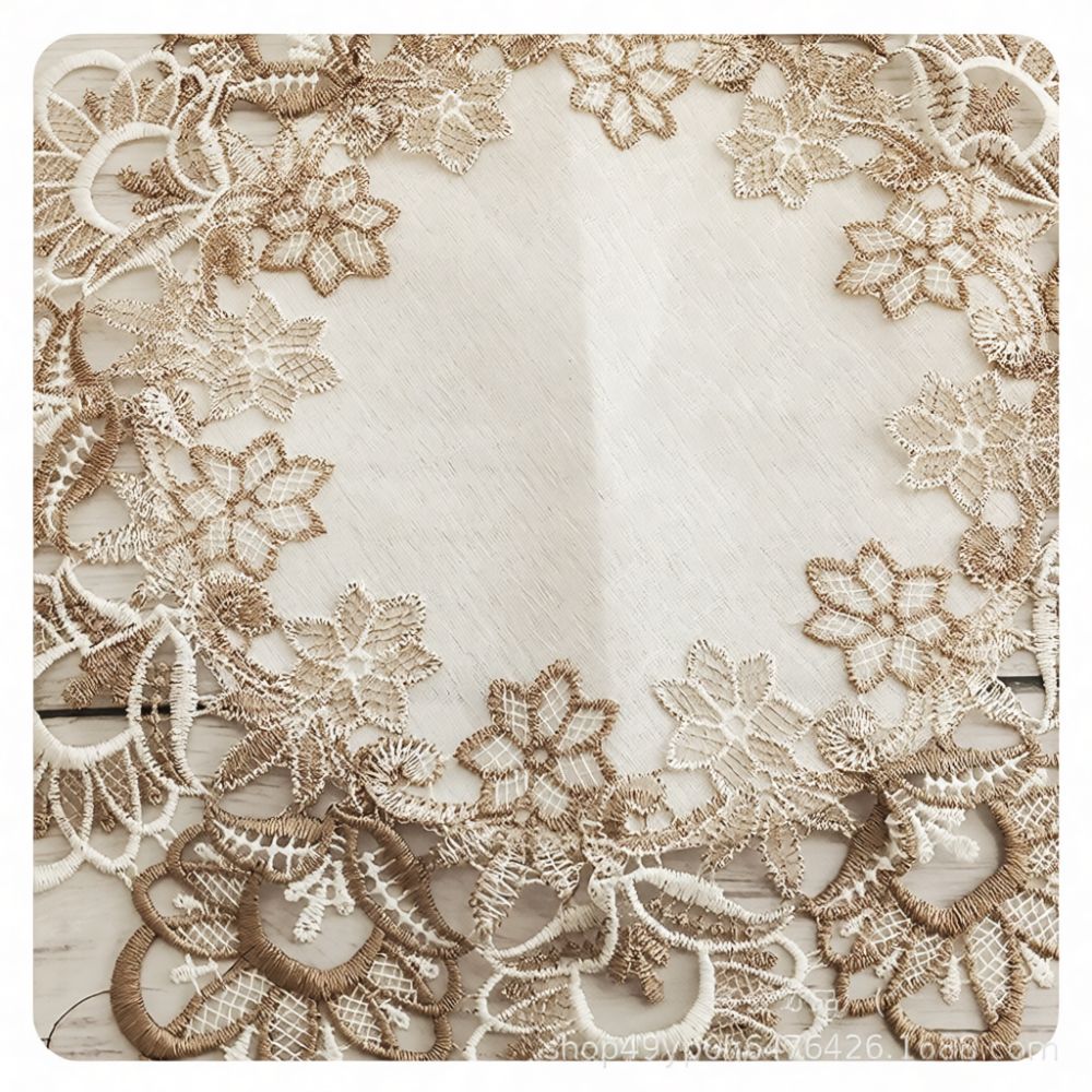Exquisite runde Spitzen-Tischs – Table Runner Bewertung und Preis