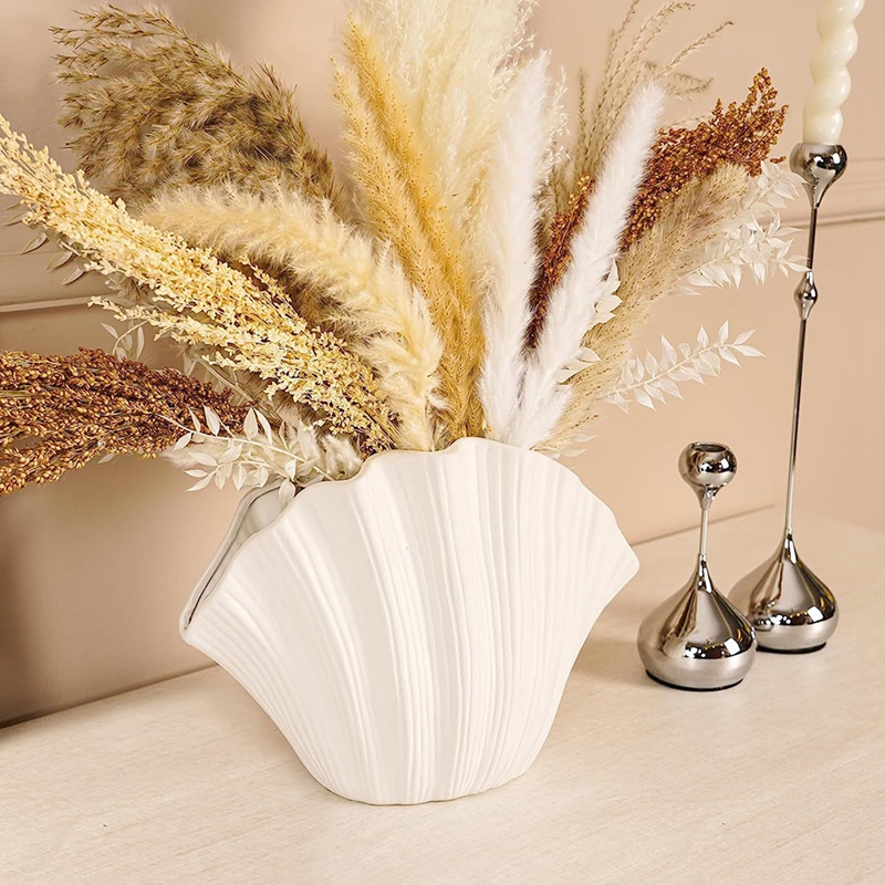 Nordic Stil Shell Geformt Kera – Vase Decor Bewertung und Preis