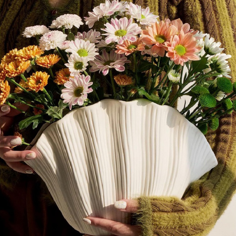 Nordic Stil Shell Geformt Kera – Vase Decor Bewertung und Preis