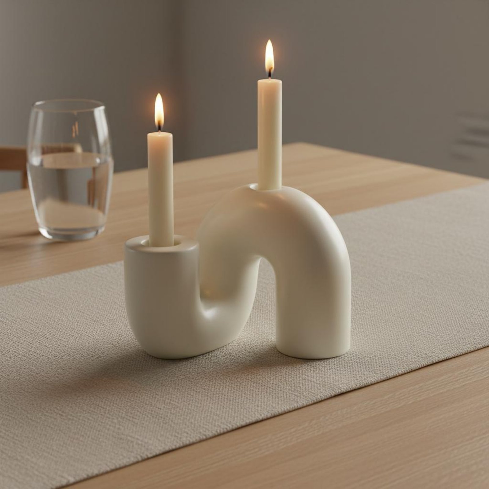 Welliger Keramik-Kerzenhalter  – Candle Holder Decor Bewertung und Preis