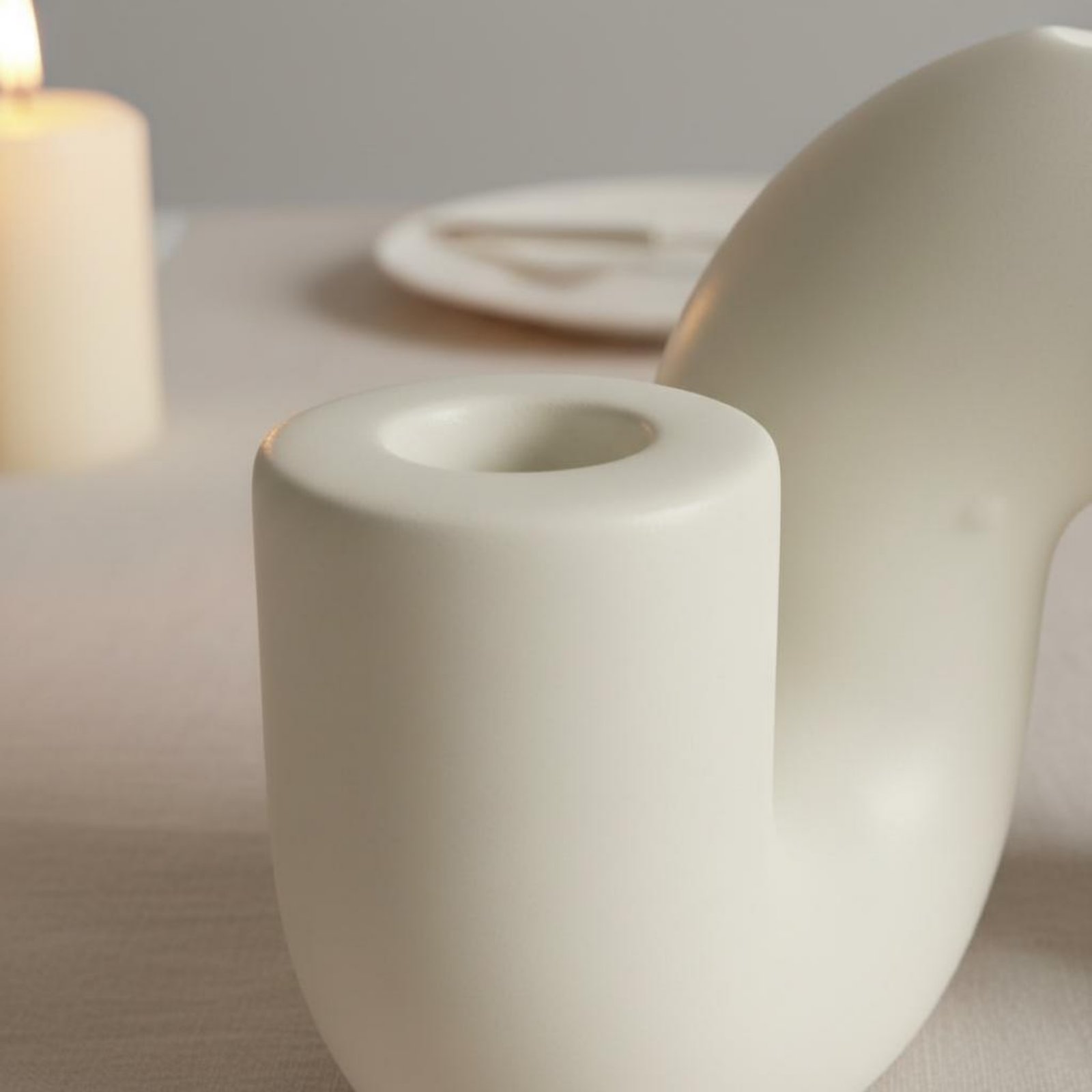 Welliger Keramik-Kerzenhalter  – Candle Holder Decor Bewertung und Preis