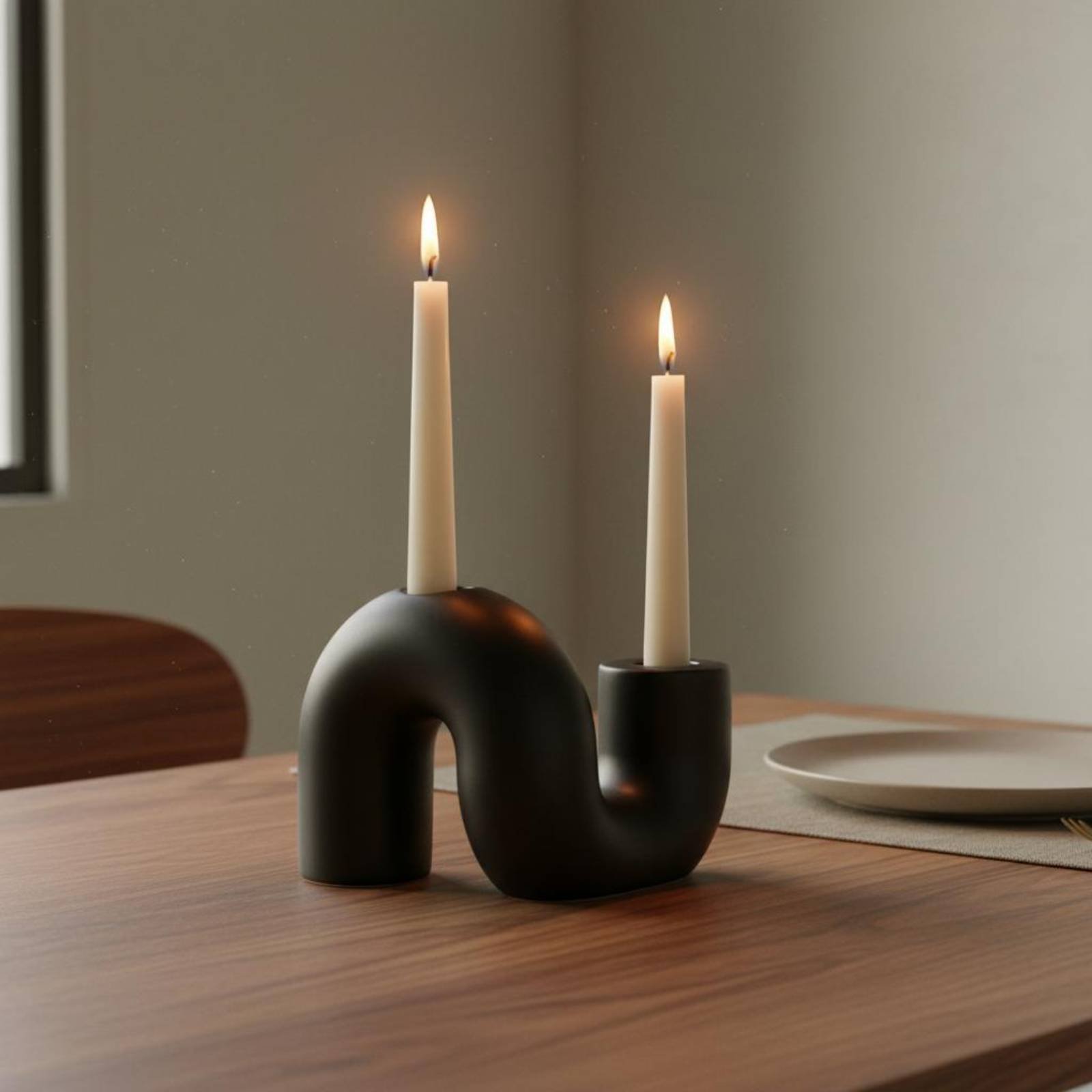 Welliger Keramik-Kerzenhalter  – Candle Holder Decor Bewertung und Preis