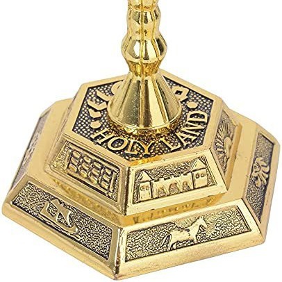 7-armige Menora Jüdische Heimd – Candle Holder Decor Bewertung und Preis